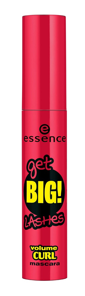 essence get big! lashes volume CURL black mascara